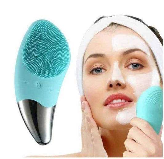 High-Frequency Silicone Facial Cleansing Brush